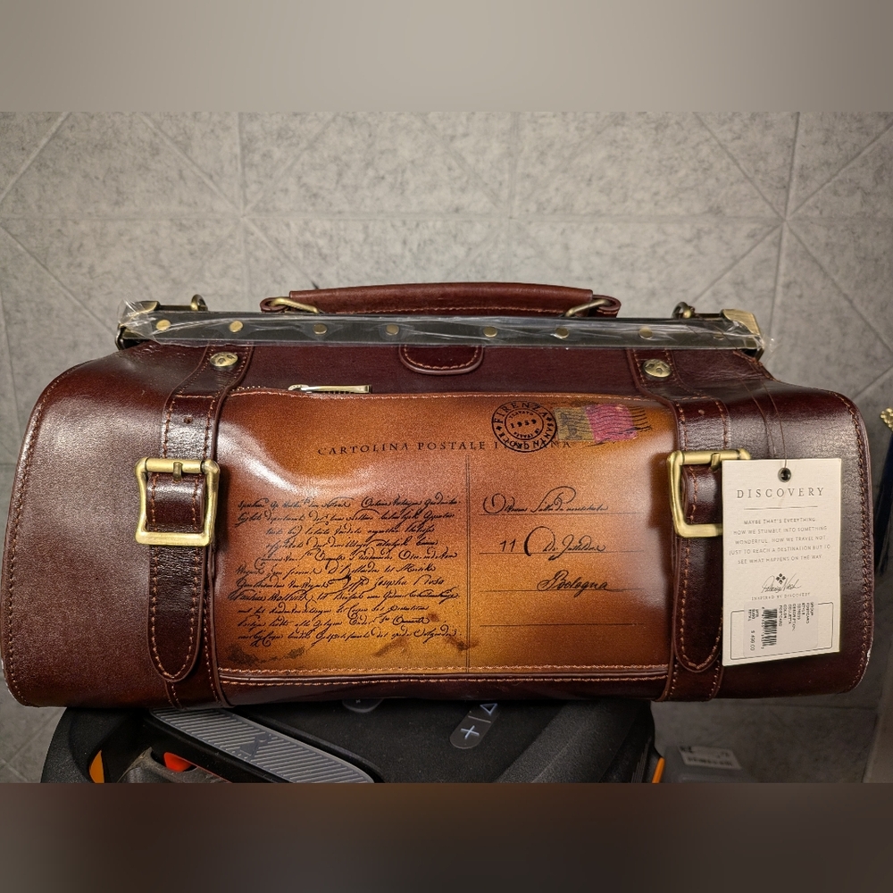 Patricia Nash Discovery Postcard Colletta Duffel Bag NWT (See Description)